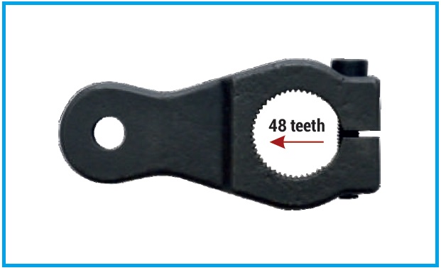 Páka hriadeľa brzdoveho strmeňa  Meritor D3 typ 48 zubov